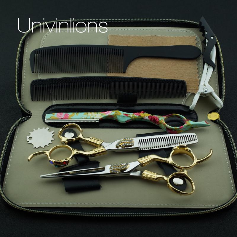 

6" master 440C scissors pinking professional hairdressing scissors hairdresser hairstyle salon shears thinning barber haircut