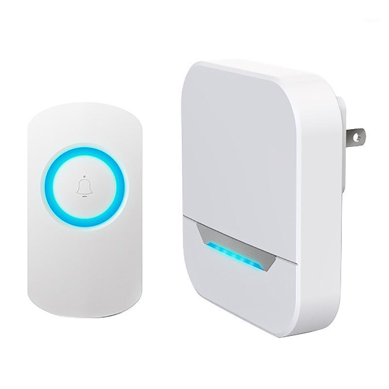 

Wireless Doorbell Waterproof Chimes Wireless Kit with LED Flash Doorbells for Home US Plug1