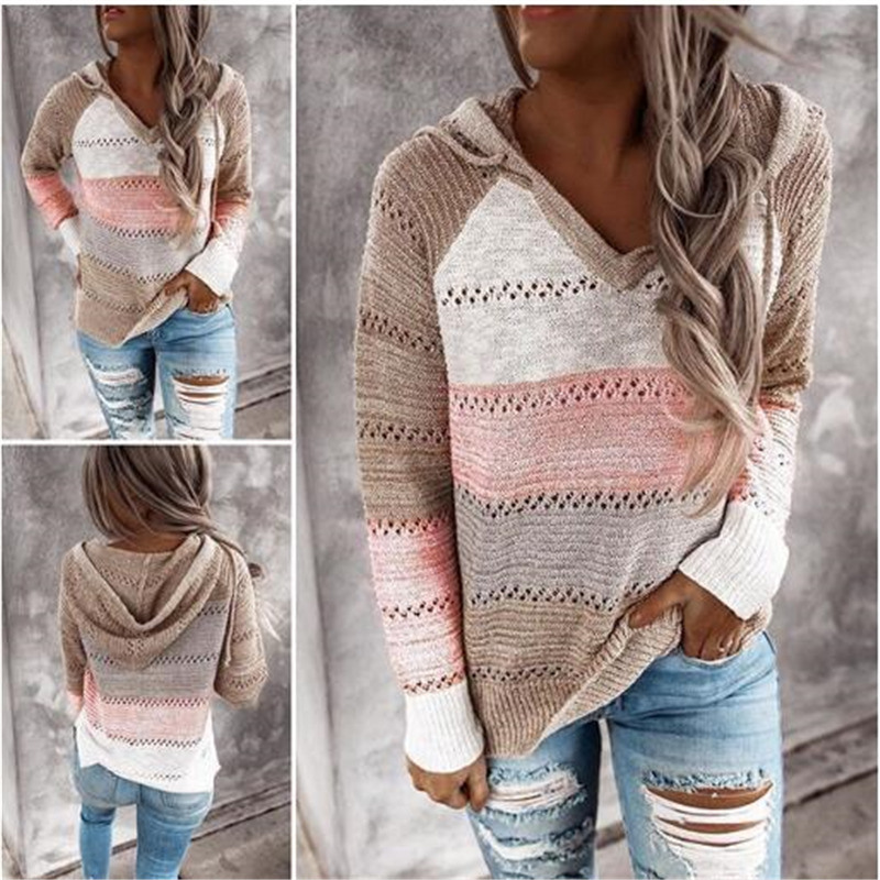 

2021 designer design casual ladies sweater pure color autumn and winter fashion sweater high quality streetwear, White;black