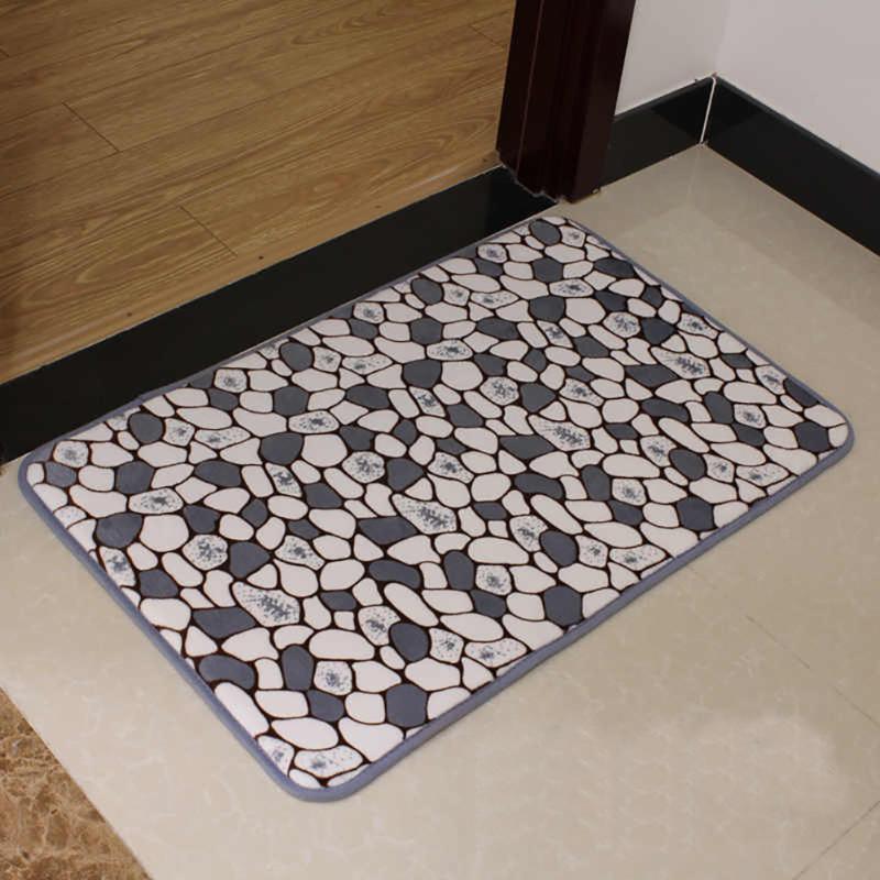

5 Patterns for Choice New Machine Wash Thicker Non-slip Bedroom Kitchen Bathroom Luxury Home Bath Living Room Mat 40X60cm, As the picture show