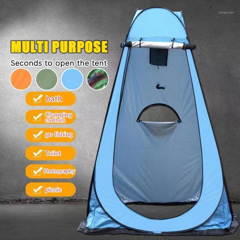 

Fully Automatic Outdoor Dressing Tent,Lightweight 1-3 Person Tent Single Layer Quick-open Shower Waterproof Portable Travel Tent1