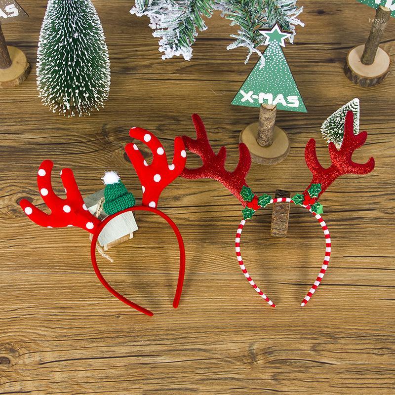 

Christmas Decorations for Home Headband Elk Head Wear Santa Xmas Ornaments Christmas Tree Decorations Party Props Christmas,Q1