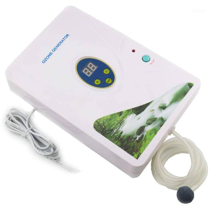 

400Mg/H 220V Ozone Generator Ozonator Ionizer O3 Timer Air Purifiers Oil Vegetable Meat Fresh Purify Air Water EU Plug1