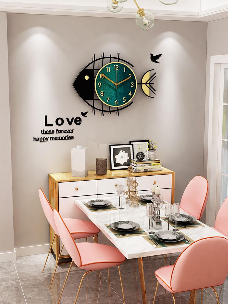 

Bird Sticker Wall Clock Love Nordic Design Accessories Creative Digital Wall Clock Modern Design Silent Reloj Pared Home Decor