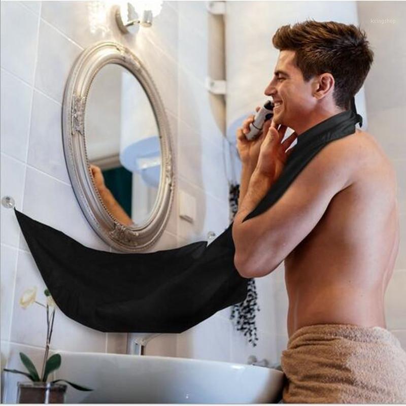 

Men's Facial Hair Barber Shaving Clothing Apron Beard Scarves Hair Shave Apron Washable Waterproof Cloth Household Cleaning1