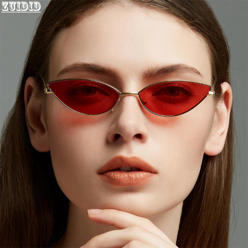 

2021 New Vintage Lady Cat Eye Sunglasses Fashion Triangle Sunglasses Classic Street Photography Personality Versatile Glasses