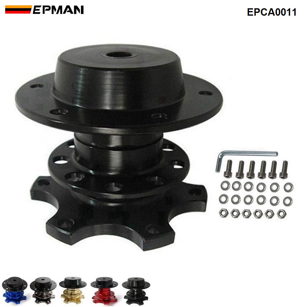 

EPMAN NEW Steering Wheel Quick Release Snap Off Hub Adapter fits Car Sport Steering Wheel EPCA0011
