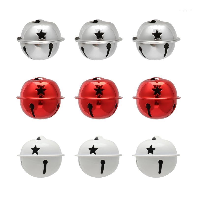 

9 Pcs Christmas Hanging Decoration Iron Jingle Bells Xmas Tree Hanging Pendant1