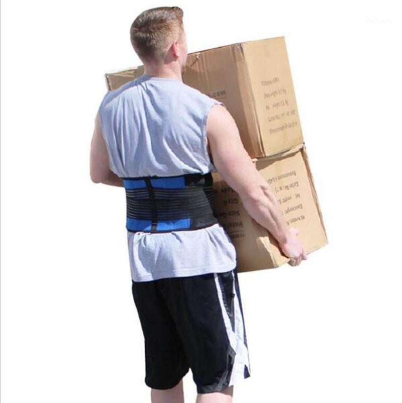 

4XL 5XL 6XL Women Lower Back Brace Posture Correction Waist Belt Spine Support Belts Breathable Lumbar Corset Neoprene1, Blue