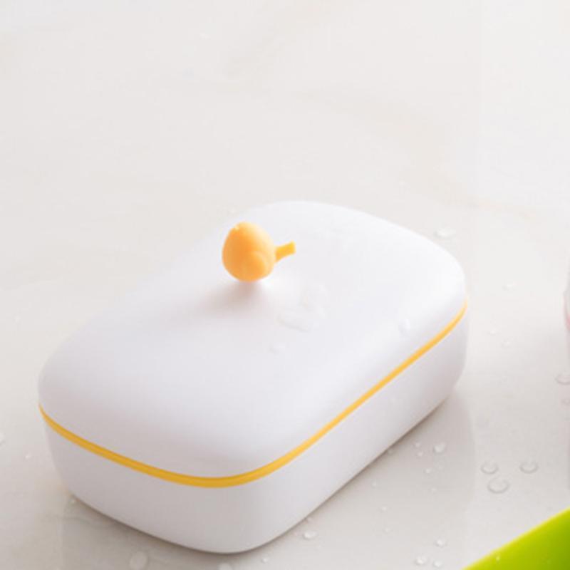 

Fresh double-layer drain soap box Creative handmade soap holder wash set1