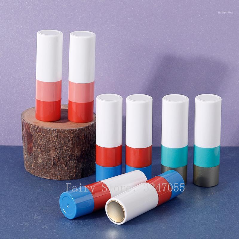 

10/30/50pcs 12.1mm Empty Round Color Lipstick Tube, DIY Plastic Cosmetic Lip Rouge Subcontainer, Professional Lip Makeup Tools1