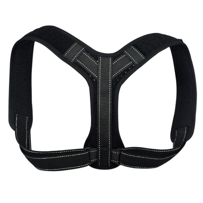 

NEW-Posture Corrector, Unisex, Adjustable Posture Correction Strap Improve Straight Back Bulge and Uncomfortable Posture, Black