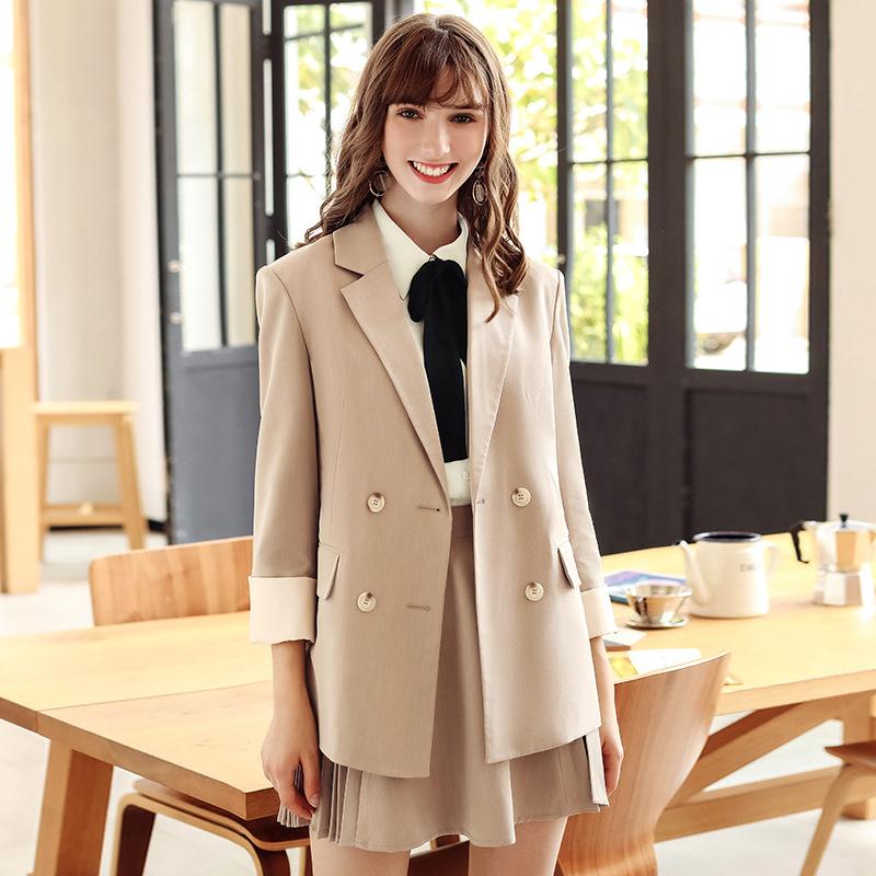 

Women Clothes Autumn and Winter New Women' Long-sleeved Small Suit Jacket Temperament Commute Jacket Female, Only jacket