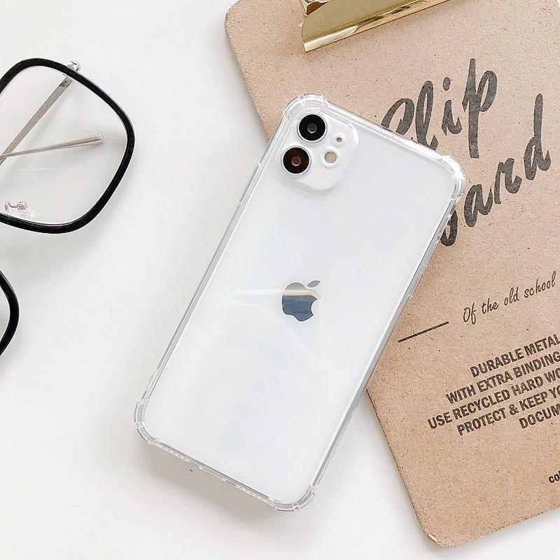 

1.5MM Soft TPU Transparent Phone Case Protect Cover Shockproof Clear Cases For iPhone 12 mini 12 11 Pro Max XS 8 Plus