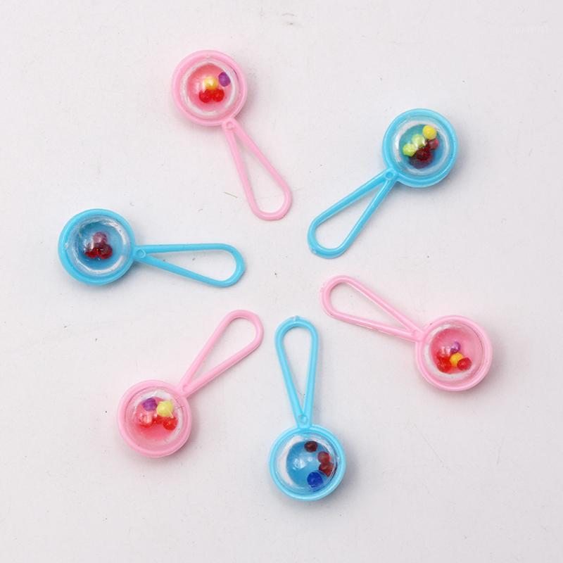 

24pcs Pink Blue Mini Plastic Mini Bell Baby Shower Favor Decorations Christening Party Favor Decor Cake Decorations Creative1