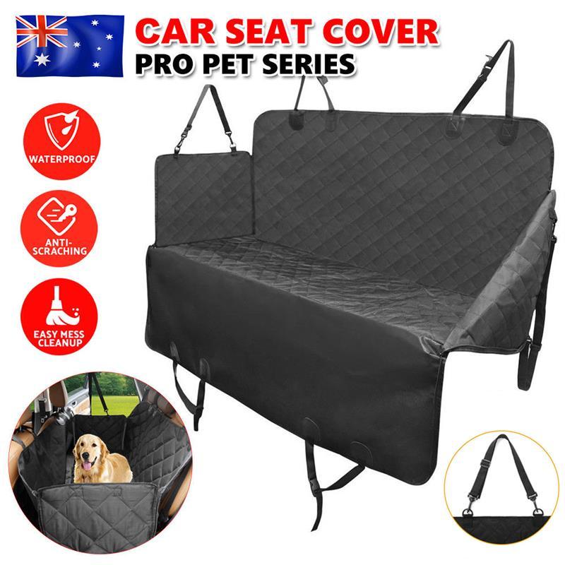 

Pet Carriers Dog Car Seat Cover Carrying for Dogs Cats Mat Blanket Rear Back Hammock Protector transportin perro, Black