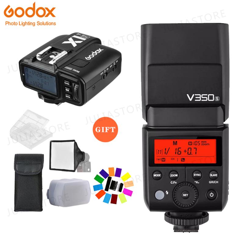

In Stock Godox V350SL HSS 1/8000s Speedlite Flash with Built-in 2000mAh Li-ion Battery with X1T-S Transmitter for
