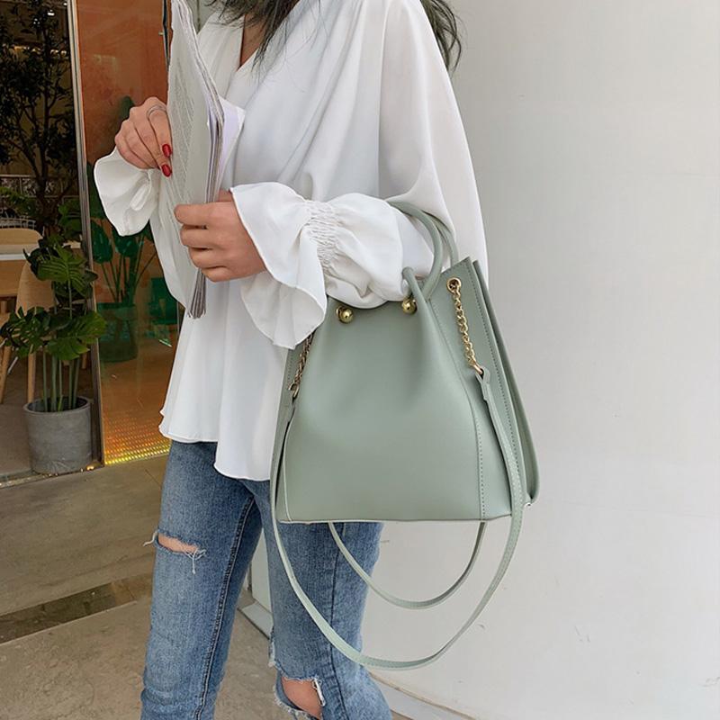 

Fashion Women Handbag pu Leather Women Shoulder Bags luxury Designer Bags Ladies Casual sac a main, Black