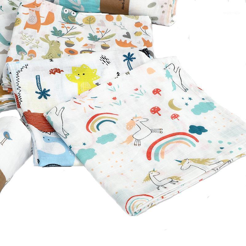 

New Cotton Baby Blanket Boy Girl Swaddle Wrap Newborn Baby Bath Towel Stroller Sleep Cover Muselina Algodon 120x110cm1
