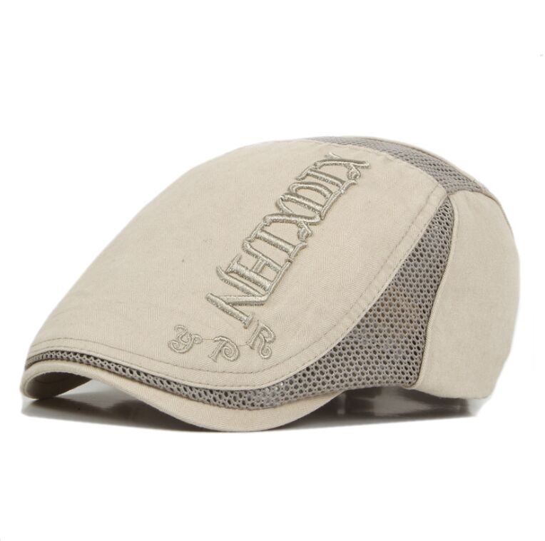 

CEQING044 Newest women's curved Washed cotton berets Adult letter embroidery Pumpkin octagonal caps Sun hat Casquette Sun hats, 002