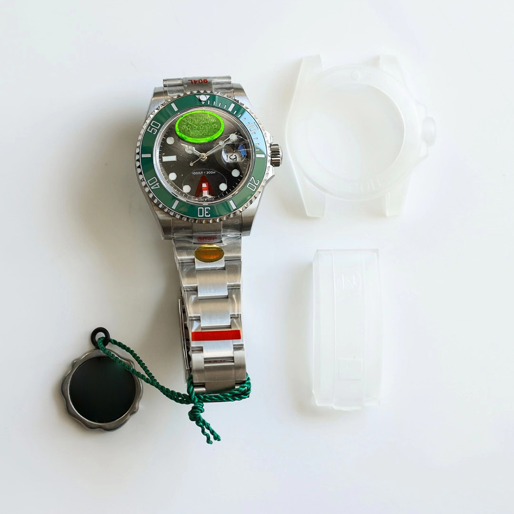 

NF factory new top mens watch ETA 2836 3135 automatic mechanical watch 904L 126610 ceramic frame luminous diving watch DHL free shipping, As shown