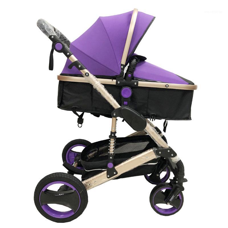 

folding High landscape two-sides child four seasons Russia baby stroller1