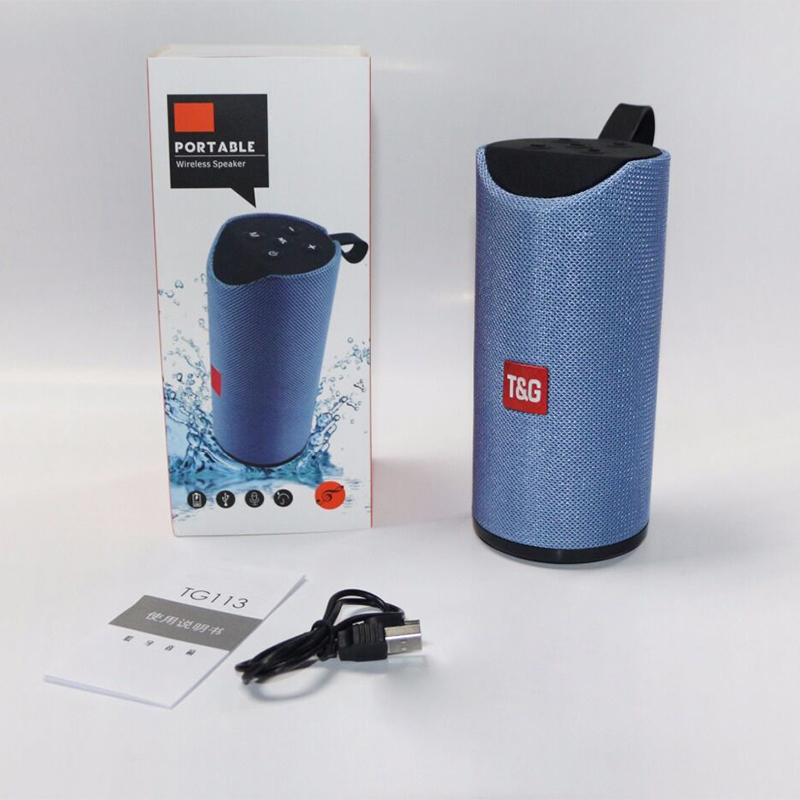 

TG113 Bluetooth Portable Stereo Speaker Support FM AUX USB TF Handsfree For Bathroom Pool Car Beach Outdoor Shower Speakers with Retail