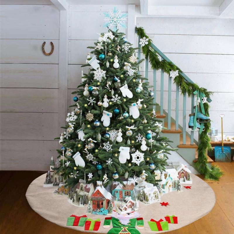 

Walnut Soldier Tree Skirt Home Decoration Christmas Tree Skirt Floor Round Mat Christmas Creative Decorations1