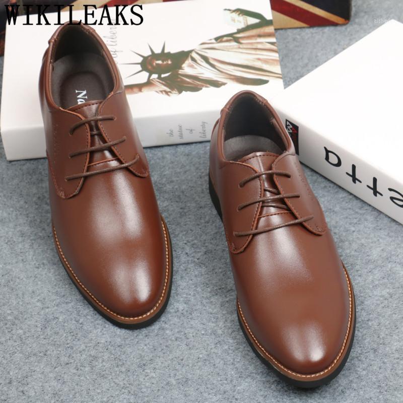 

Mens Formal Shoes Genuine Leather Oxford Shoes For Men Designer Men Fashion Zapatos De Hombre Italiano Chaussure Homme1, Black