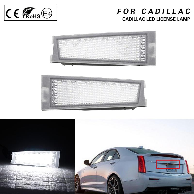 

2PCS LED license plate lamp LED number plate light for CTS SEDAN 2008-2010, As pic