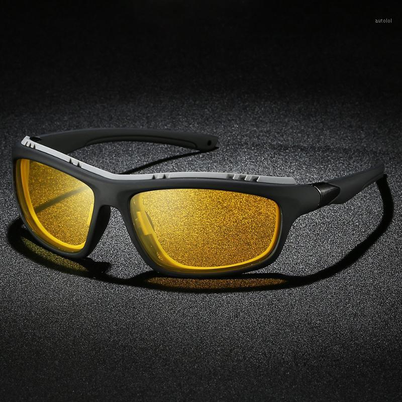 

New Sports Polarized Sunglasses ,Black Night Vision Cycling Sun Glasses Windshield TAC Mirror Lens Factory Wholesale HS53271