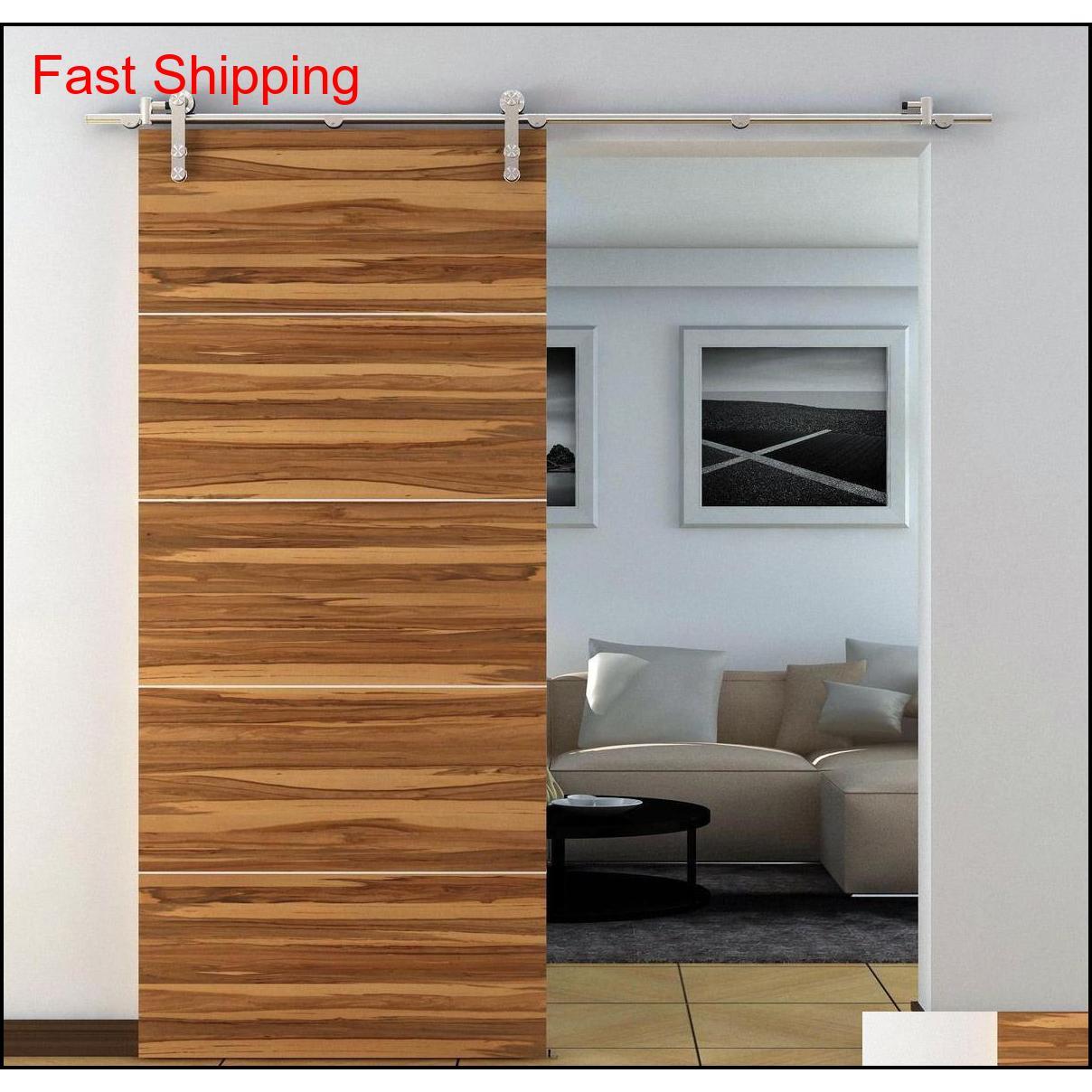

Sliding Barn Door Hardware Kit Stainless Steel Sliding Rolling Barn Door Hardware Kit For S qyljSp hairclippersshop