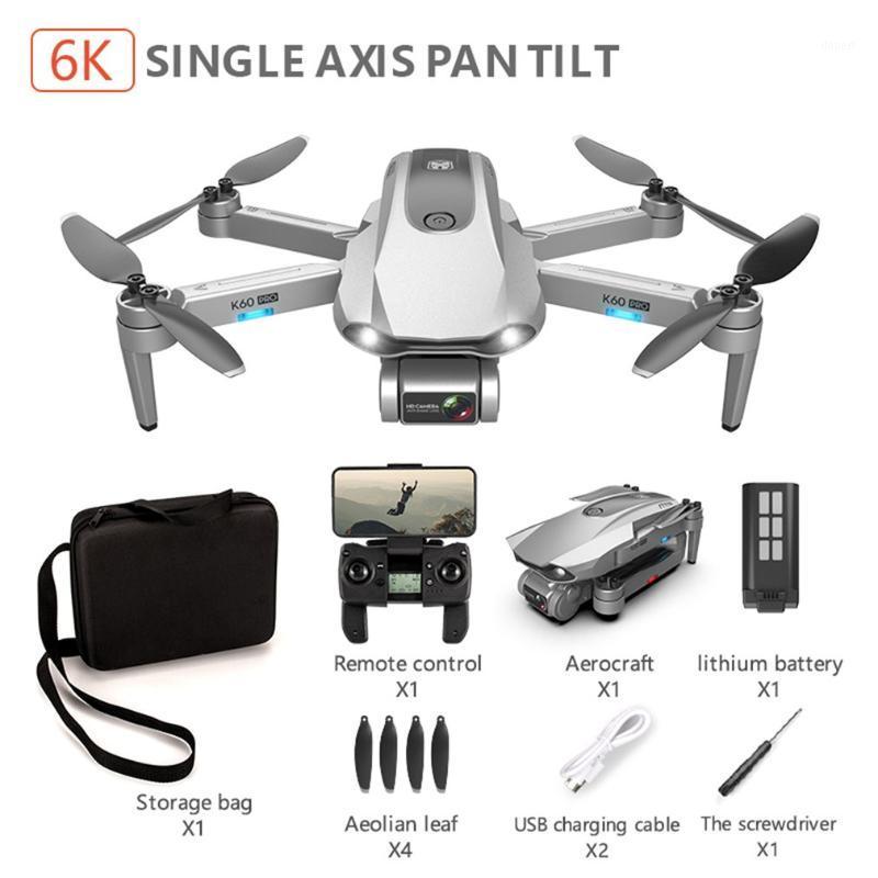 

2021 K60 PRO Professional Photography Drones GPS Folding 2-Axis Gimbal 6K HD Camera RC Drone Quadrocopter Brushless Aircraft1