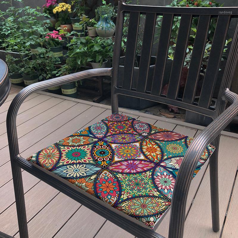 

18'' Bible Mandala Decorative sit Cushion Oriental Bliss Bohemia Ararat Flower Arabesque sit Cushions for sofa home decor1, 16