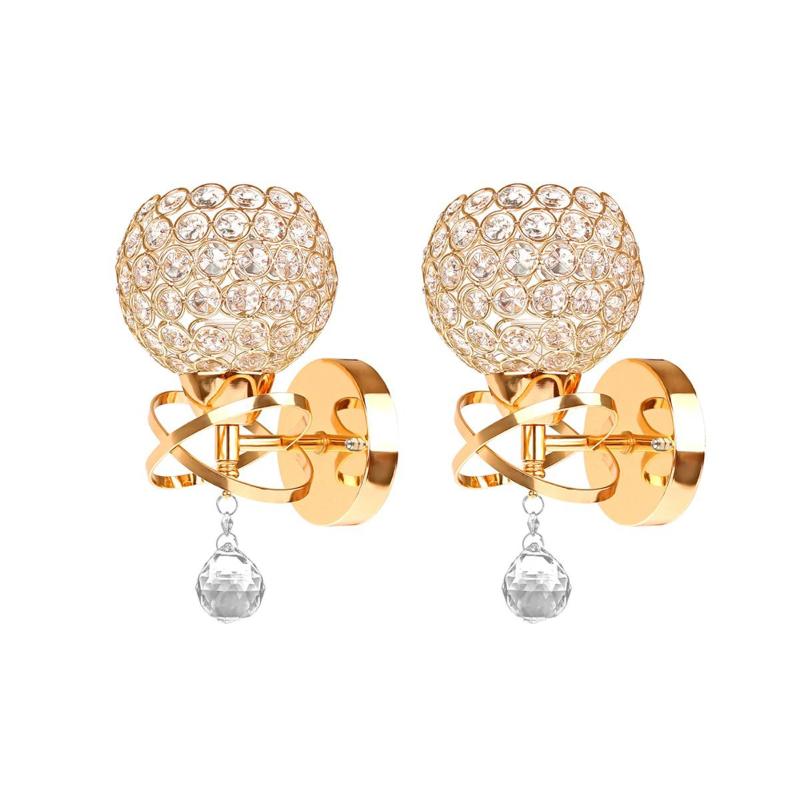 

crystal wall sconce lighting nordic decoration home crystal rope corridor bedroom living room wall lamp