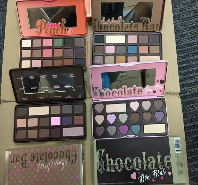 

18 colors eyeshadow palette sweet peach eyeshadow 18 colors semi-sweet Chocolate bar Chocolate bar Chocolate bon bont eyeshadow palette, Multi