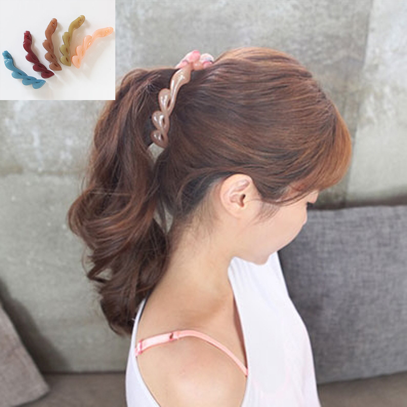 

Korean Version Girls Hairpin Simple and wild Hair accessories Adult headdress fashion Vertical clip Grab Horse clip free delivery