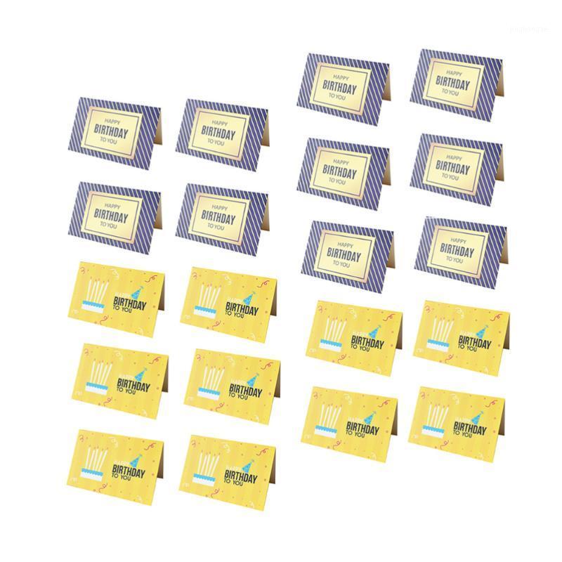 

20Pcs Birthday Cards Business Birthday Cards Greeting Without Envelope1