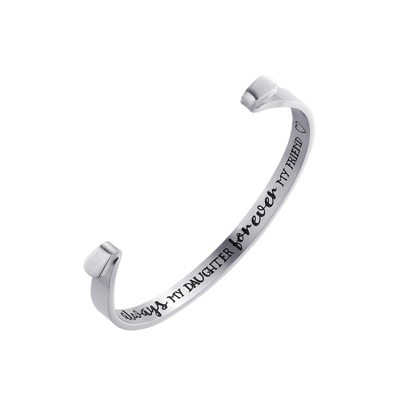 

Always My Daughter Forever My Friend' Hair Tie Bangle Bracelets Gift for Daughter From Mom Bracelet