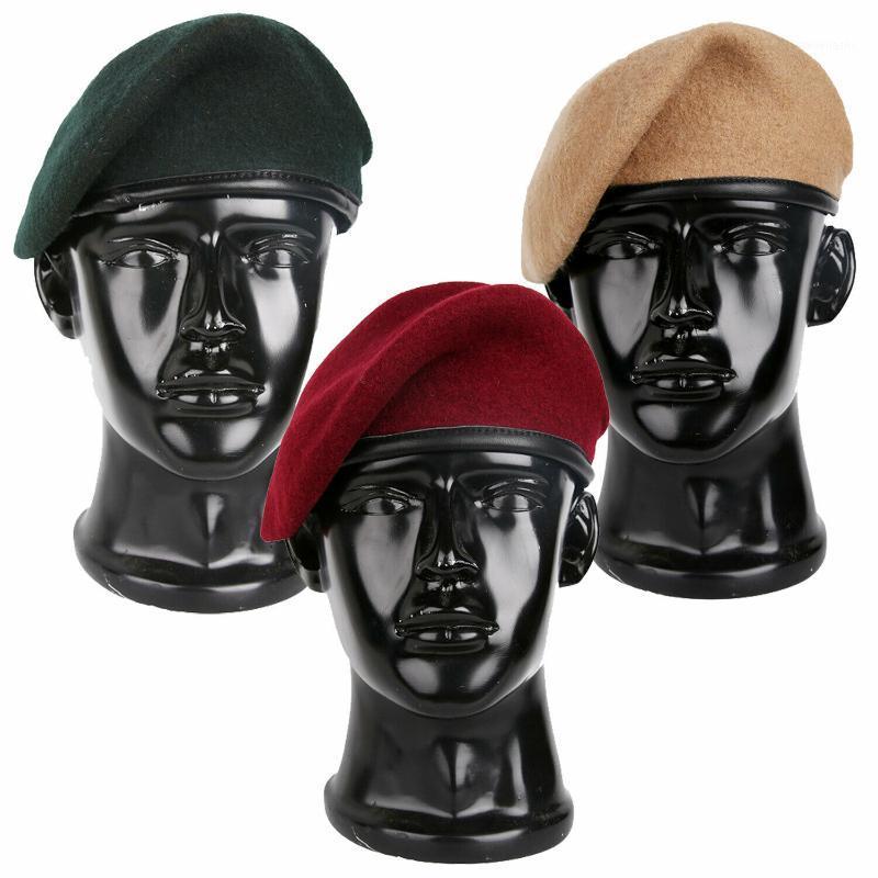 

British US Army Special Forces Wool Beret UKSF USSF Green Beret Red Cap Hat Store1