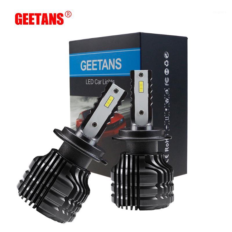 

GEETANS H7 LED 12V Car Headlight Bulb 52W 9000LM/Set 2PCS H1 HB3 9005 9006 HB4 H3 H11 6000K CSP Chips Lamp Auto Led Light J1