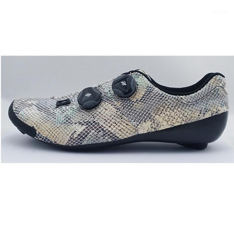 

Hyper City Cycling C3 Gold Snake Road shoe Cycling shoe Carbon road Professional Lake BONT Verducci1, Snake upper