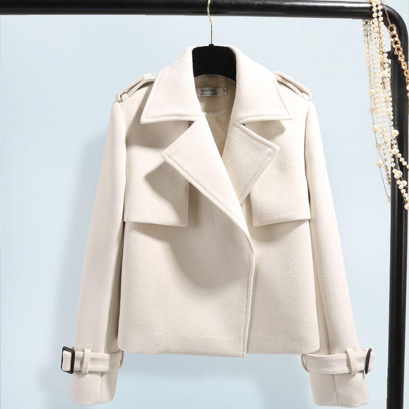 

Jacket Women 2020 Autumn And Winter New Women's Woolen Short Coat Women Clothings, Black