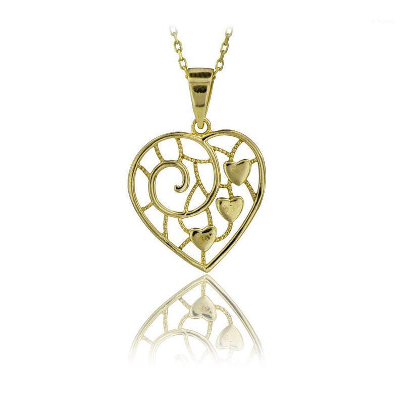 

Pendant Necklaces Heart Necklace 925 Sterling Silver Love Necklace1