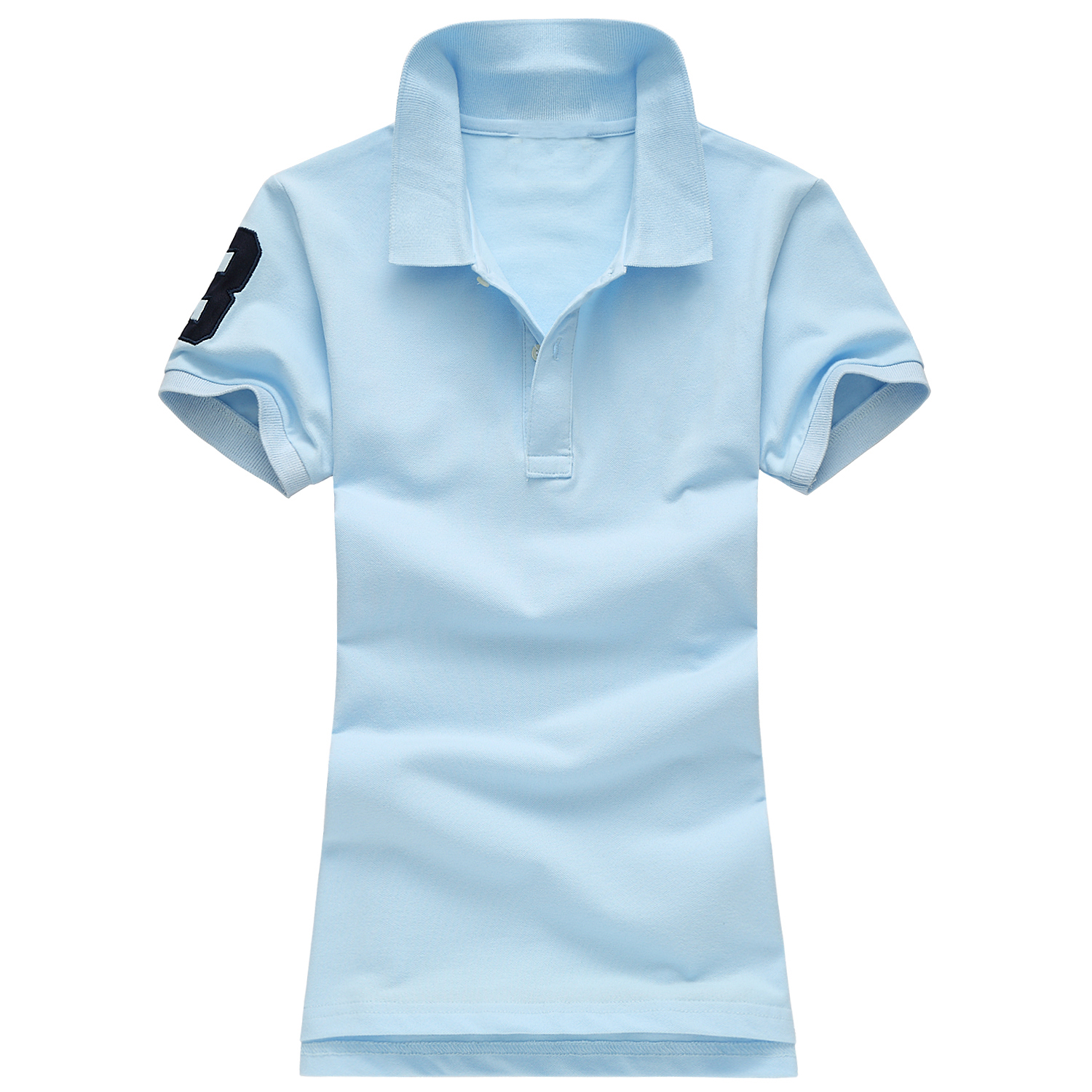 

Free shipping 2021 new high quality fashion women's top polo shirt casual sports women short sleeve 100% cotton women short sleeve size S-XL, White