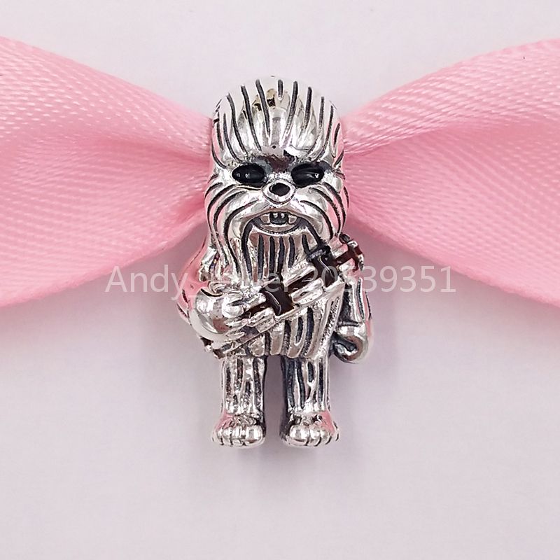 

Authentic 925 Sterling Silver Beads Chewbacca Charm Charms Fits European Pandora Style Jewelry Bracelets & Necklace 799250C01
