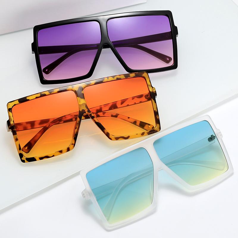 

Oversized Square Women Sunglasses Trendy Fashion Sunglasses Personality All-match Multi-color Glasses Driving Abay UV400 Oculos