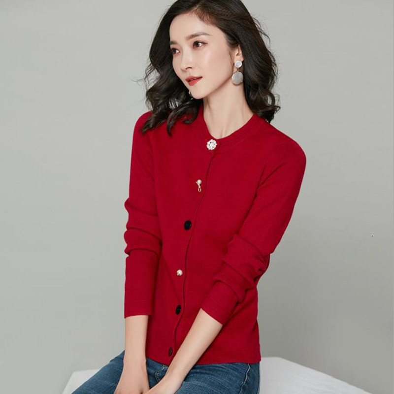 

2021 New Female Only Thin Sleeve Long Cardigan Sweater Fs0h, Black