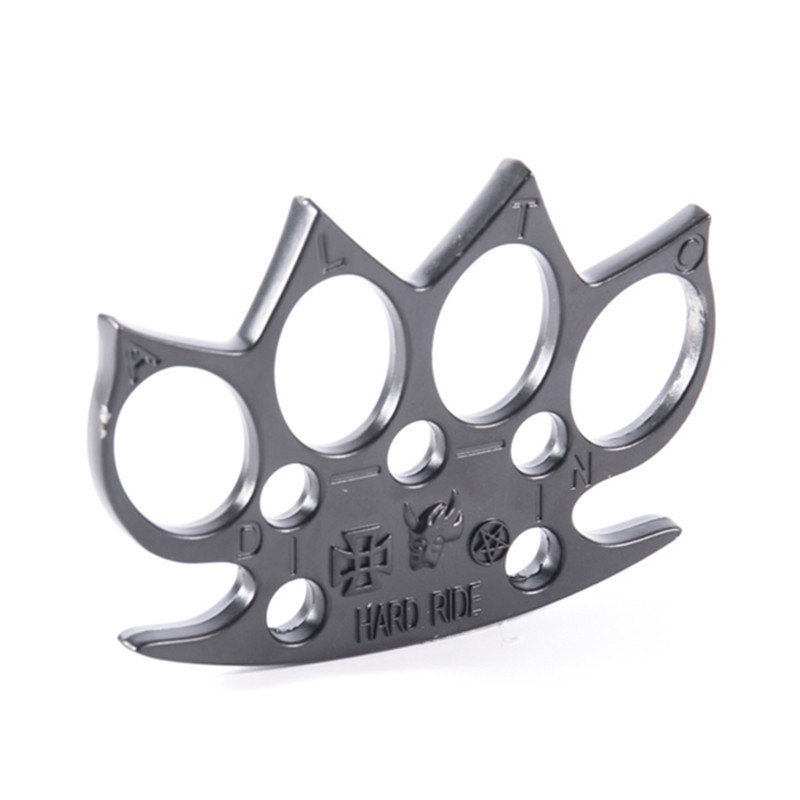 

Glass fiber alloy finger tiger four finger self defense weapon four finger self defense hand brace aluminum alloy self defense equipment 005