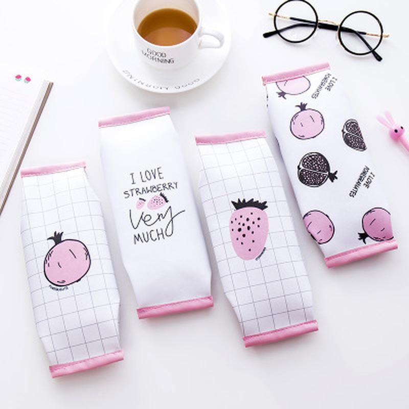

Strawberry Pencil Case High Capacity Pencil Pouch Japanese and Korean Pu Pen Case Student Stationery Korean Bag School Supplies1